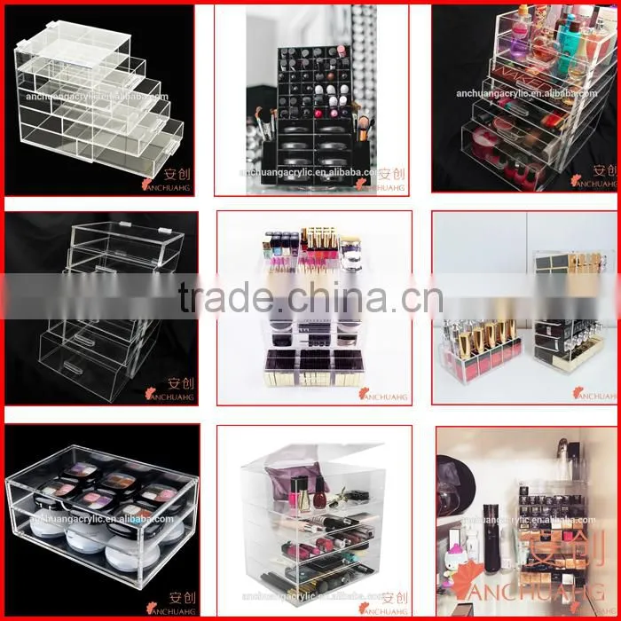clear acrylic display box with lock
