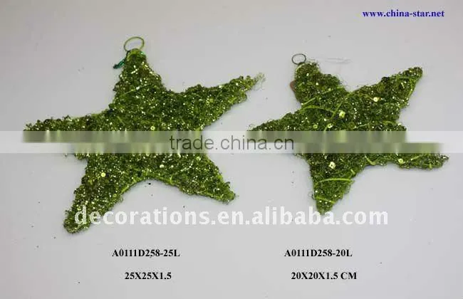 shiny christmas wreath