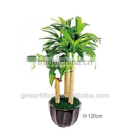 GNW G105 Small Realistic Potted Trees Decorative Artificial Plants Office Deocr