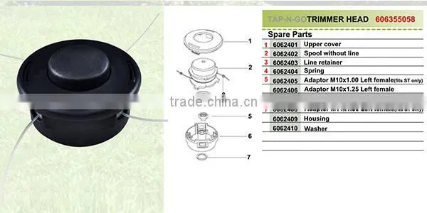 25-4 Trimmer Head,Brush Cutter Heads,Best Trimmer Head