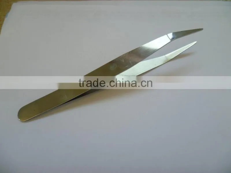 150mm 200mm Tweezers Neat Tips Stainless Steel