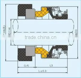 Mechanical Seal for Water Pump and Motors