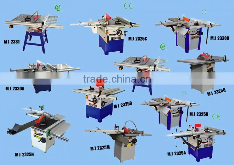 European quality CE Certification table saw machine MJ2325N