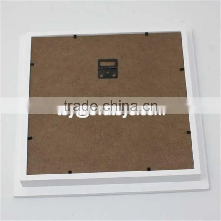 Best selling heart shape wooden square photo frames W09A026