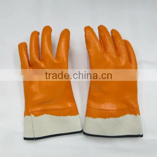 Nitrile Fully Coated Safety Gloves With Jersey Lining