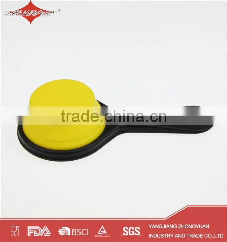Multicolor new design 4pcs of silicone measuring tools measuring spoons