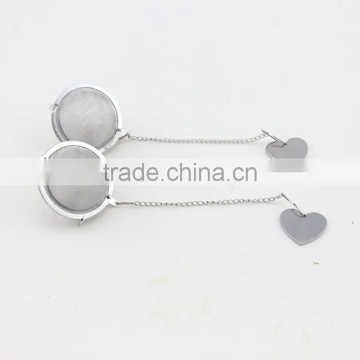 Stainless Steel Mesh Tea Infuser With A Hook Chain