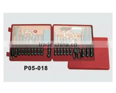 8pcs stainless steel knife set with plastic box
