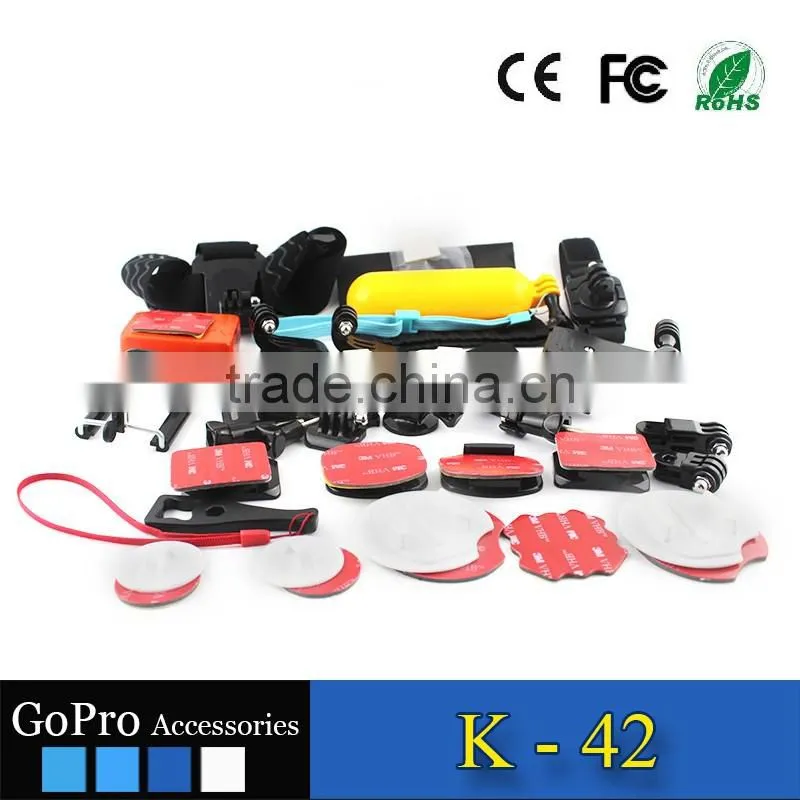 2017 kit used for gopros heros 4 accessories bundle of camera cases sport camera