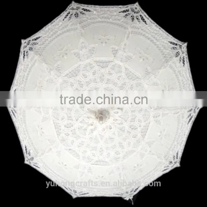 Lace parasol umbrella decoration