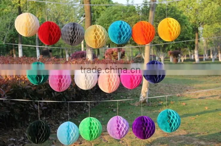 Wedding decorations paper honeycomb ball wholesale