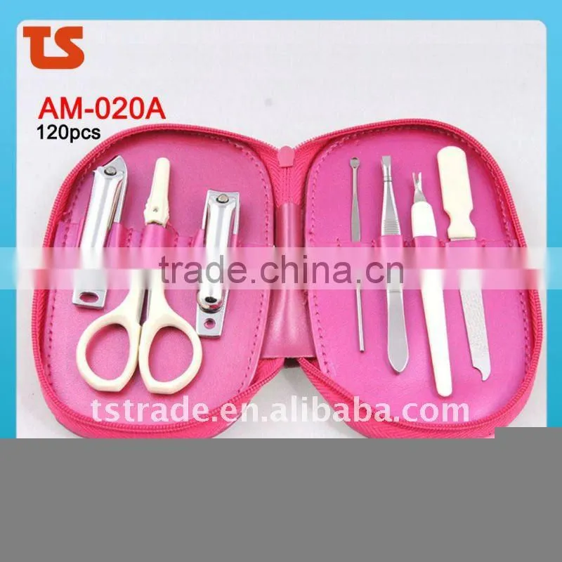 2014 new 7PCS Nail Manicure set professional pedicure tools AM-020A