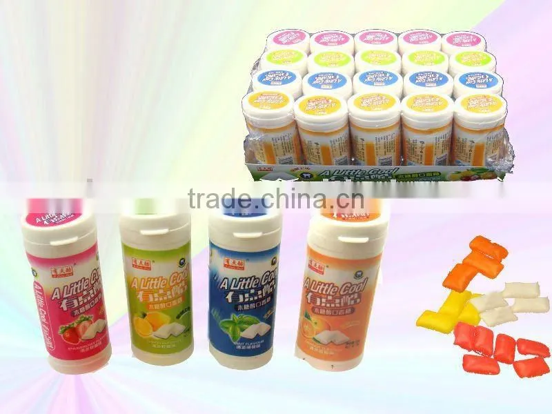 Xylitol Chewing Gum 3 Flavor(Apple ,Strawberry,Orange )10g