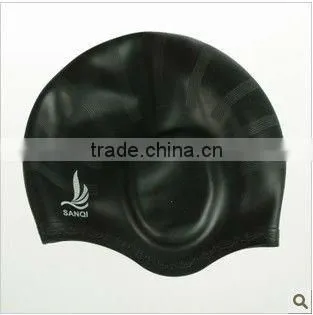 novelty swimming cap flag silicone swimming cap