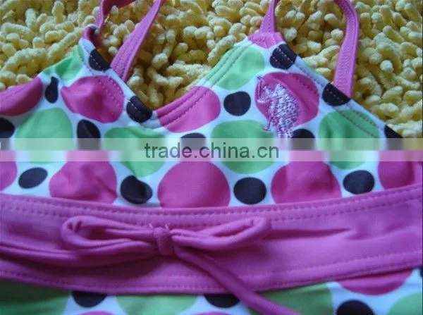 Little girl Bikini lace rompers baby swim suit / Swimwear