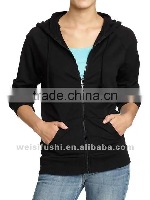 Women's Stylish Lightweight Zip Hoody