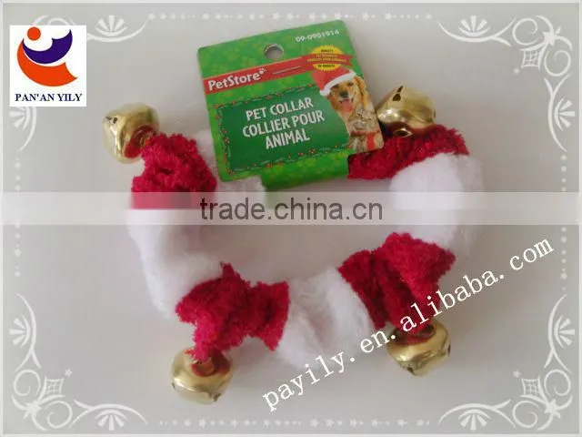 2014 factory outlets plush material wholesale cute pet dog collars