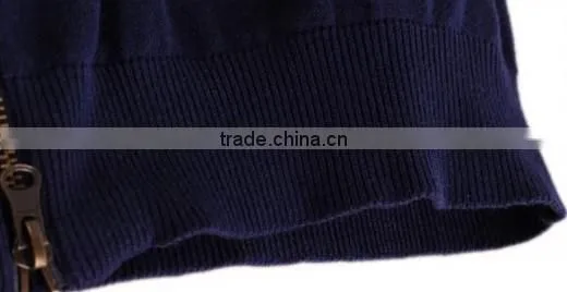 The tailor's style hoodie long sleeve knitting cardigan casual men knitted sweater