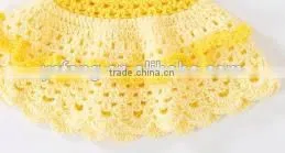 Dress With Imperial Crown Crochet Baby Dress