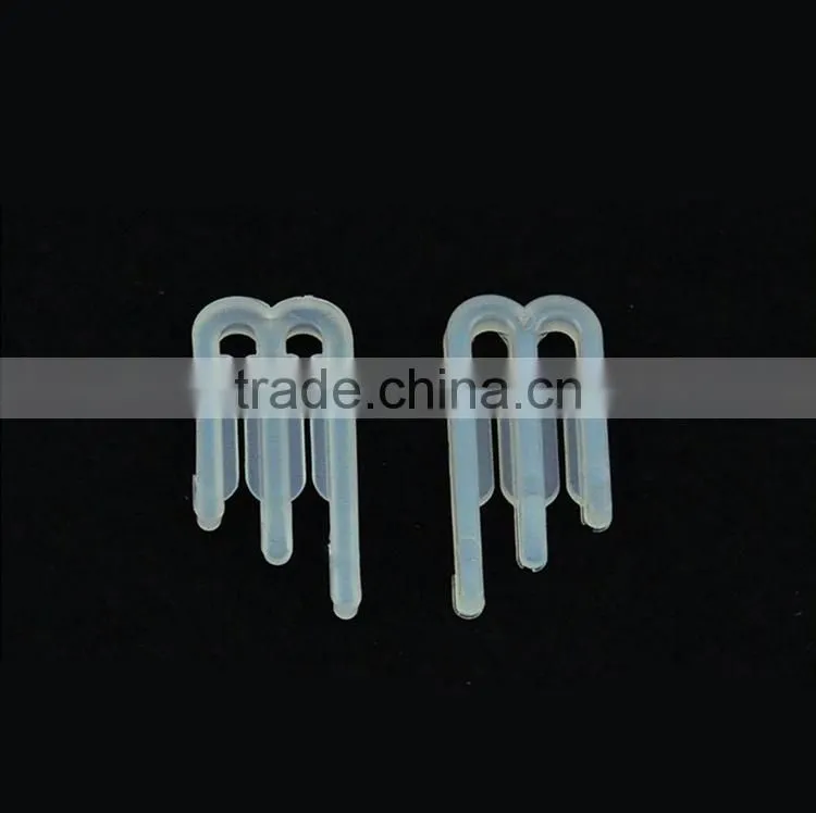 High Quality 3.75*1.7*0.35cm Clear Colored Plastic Shirt Clip for Garment Packing
