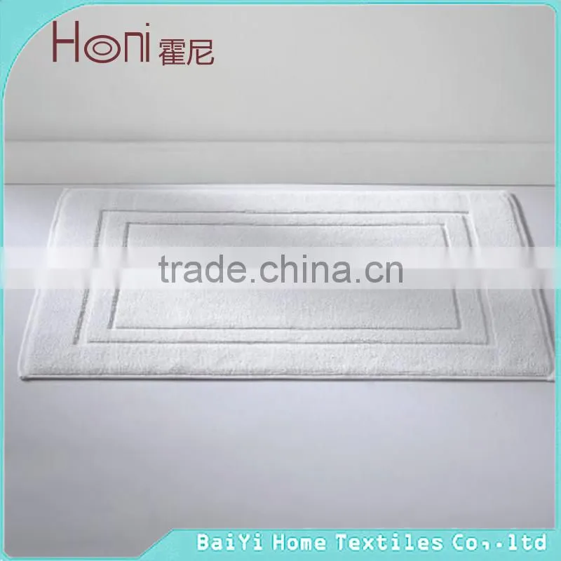 plain dyed luxury terry fashion door mat