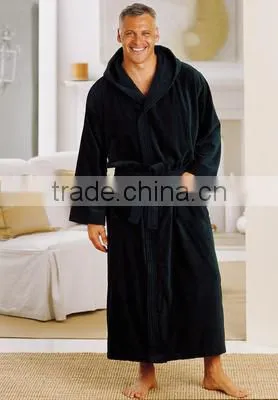 100 percent cotton Terry velour bathrobe