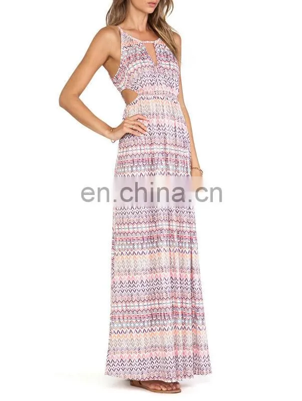 CHEFON Printed ladies monsoon maxi dresses