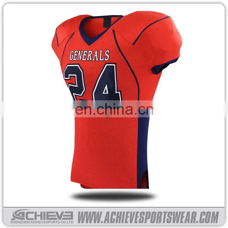 Hot selling design custom football jersey at lowest price