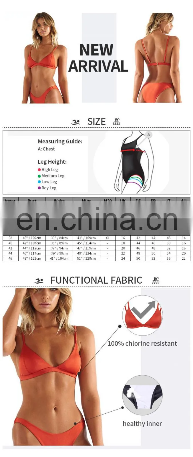 mermaid brazilian waterproof custom wholesale bikinis woman swimwear 2017