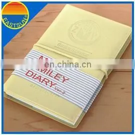 Cartoon low MOQ fancy hard cover notebook