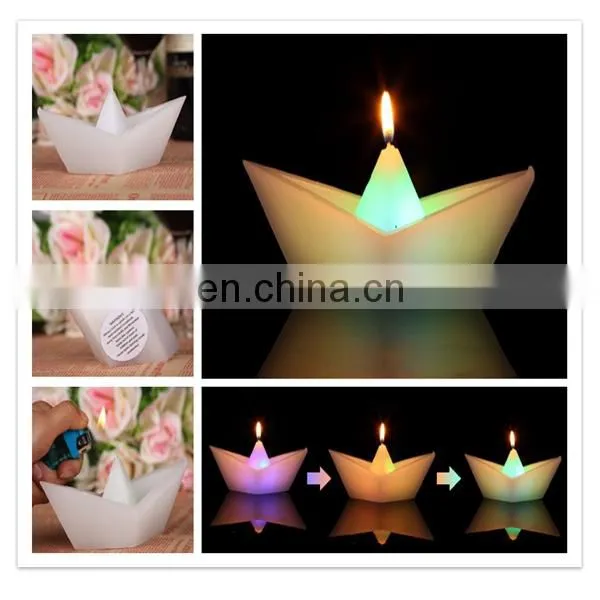 new product led candles with real flame for christmas decoration