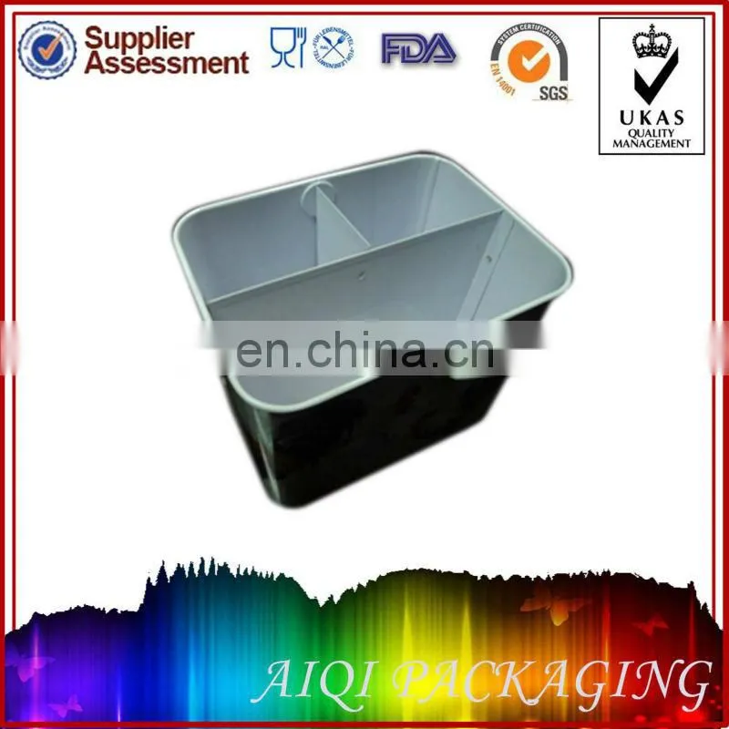 tin box with compartment