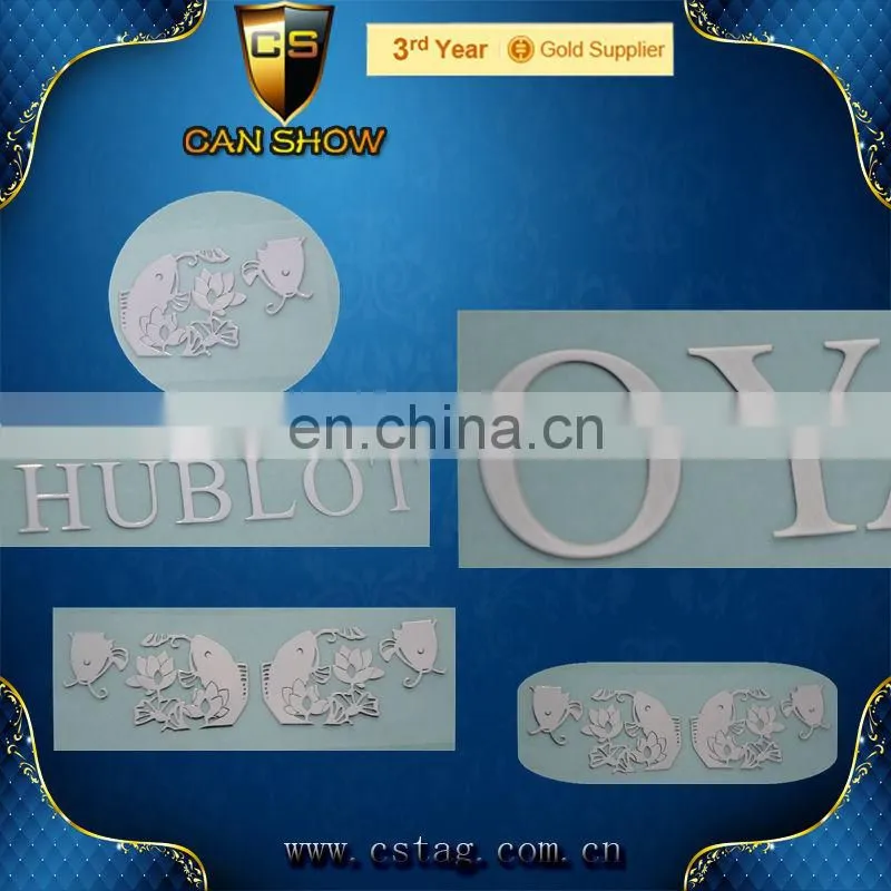 CD pattern metal stickers