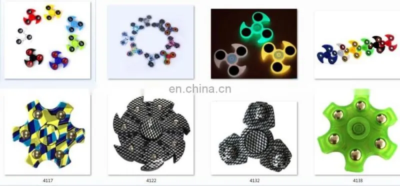 emoji style silicone finger spinner toys Led hand spinner toys gifts EDC spinning toys for Christmas Halloween festival gifts