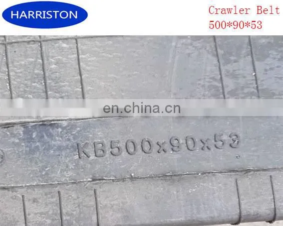 High Quality Crawler Belt For Kubota Harvester DC70 500*90*53