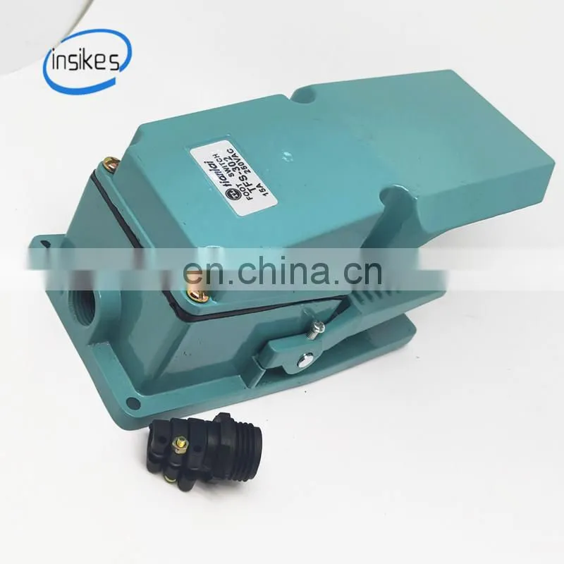 TFS-302 FS-302 Thick Aluminum Shell Foot Switch Foot Switch Foot Switch Machine Press Parts Silver Contact