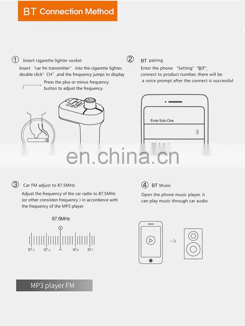 Feixin 2021 New Product Car Charge Cigarette Lighter C7 Wireless Charging 15W Can Charge Through The Phone Case Drop Shipping