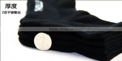 Quality wholesale socks black knitted sports athletic socks