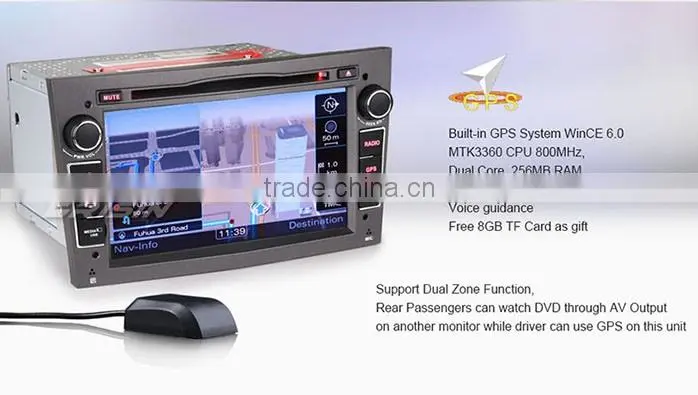 Erisin ES7060P 7" Touch Screen Car Stereo DVD GPS for Zafira 2005