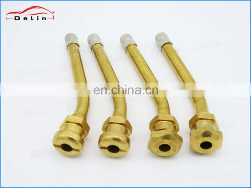 DeLin Standard hexangular V3-20-4 Brass Truck Tire Valve 27 Degree 85MM V3.20.4