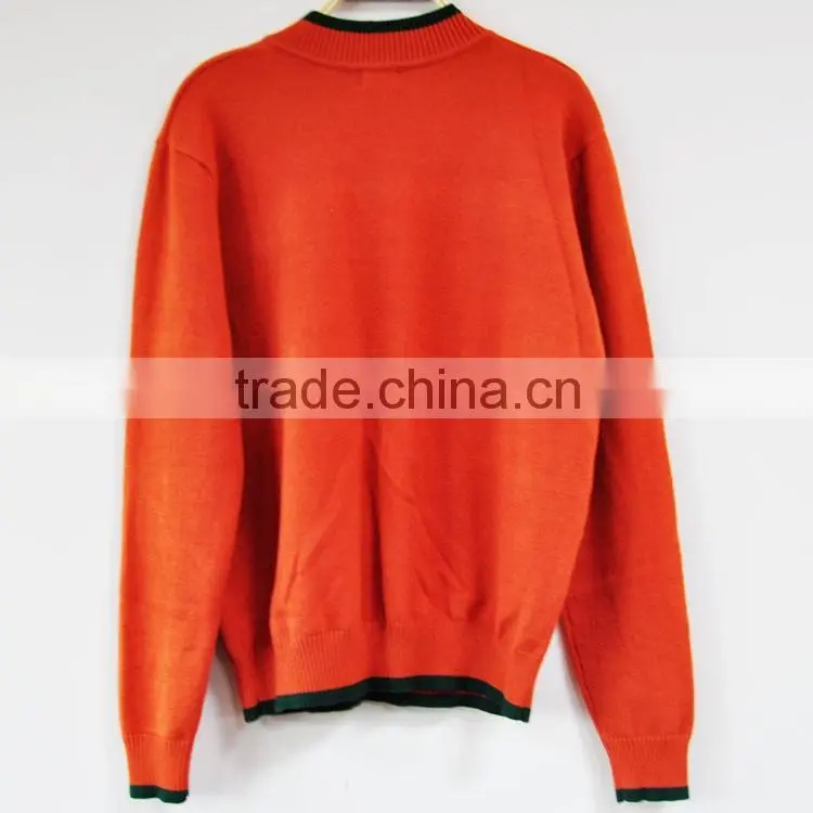 Red men's shrug sweater,winter sweater