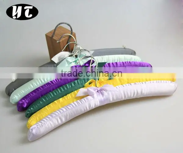 HA1061 satin padded cloth hanger for dress