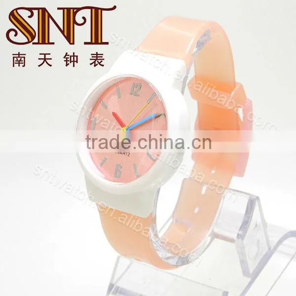 SNT-PL008 custom quartz new plastic watches