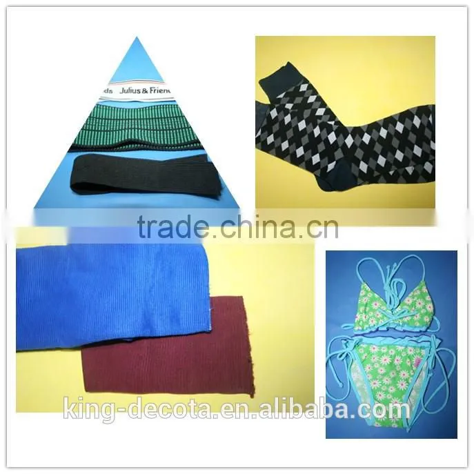 Natural elastic rubber tape for swimwear/underwear