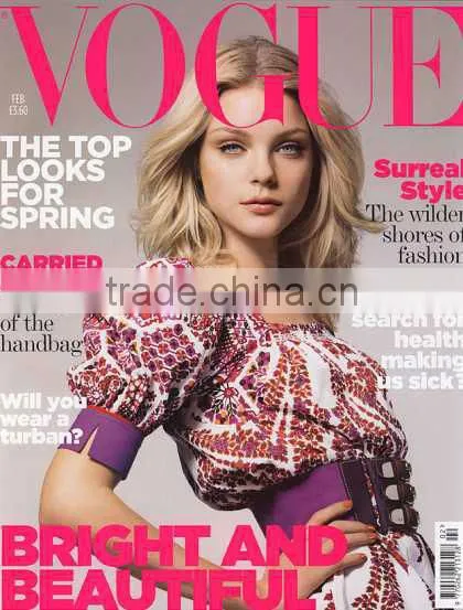 Gloss Coated Paper Magazine Print