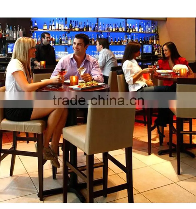 Hotel Folding Wood Bar Table