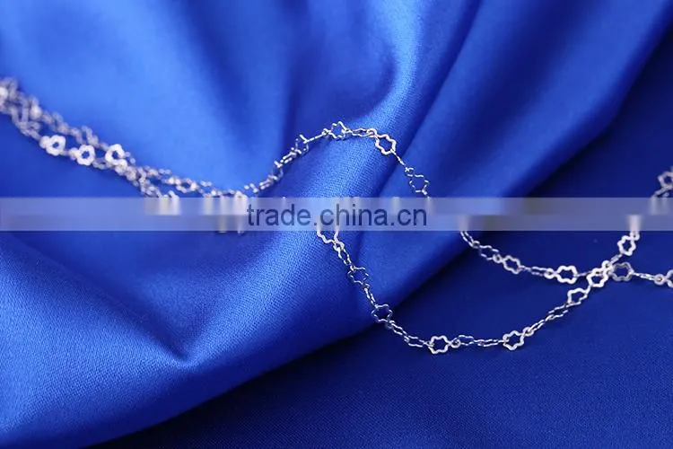 Yiwu Wholesale Fashion Rhodium Plated Five-Pointed Star Necklace Chains Jewelry