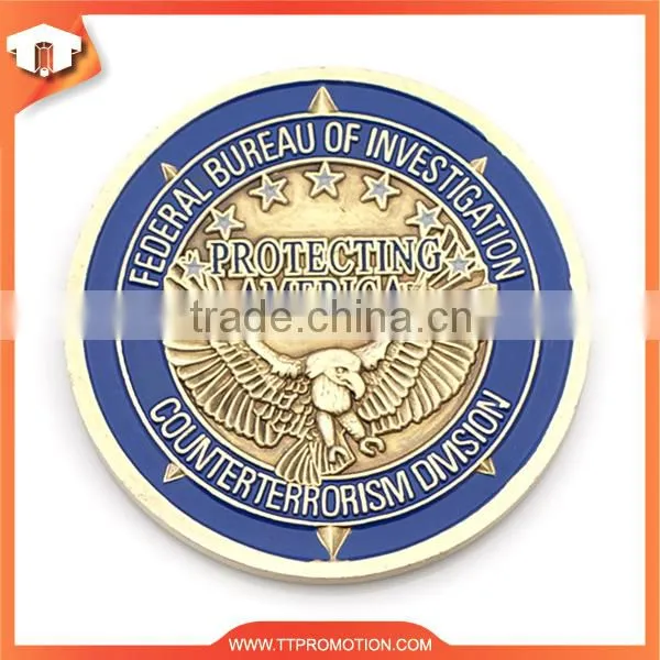2015 custom high quality toy gold coins
