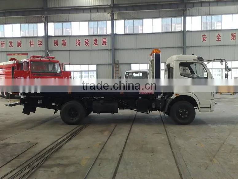yellow road wrecker truck, tow truck