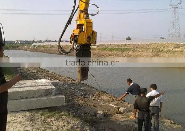 vibratory hammer pile driving construction machinery and equipment